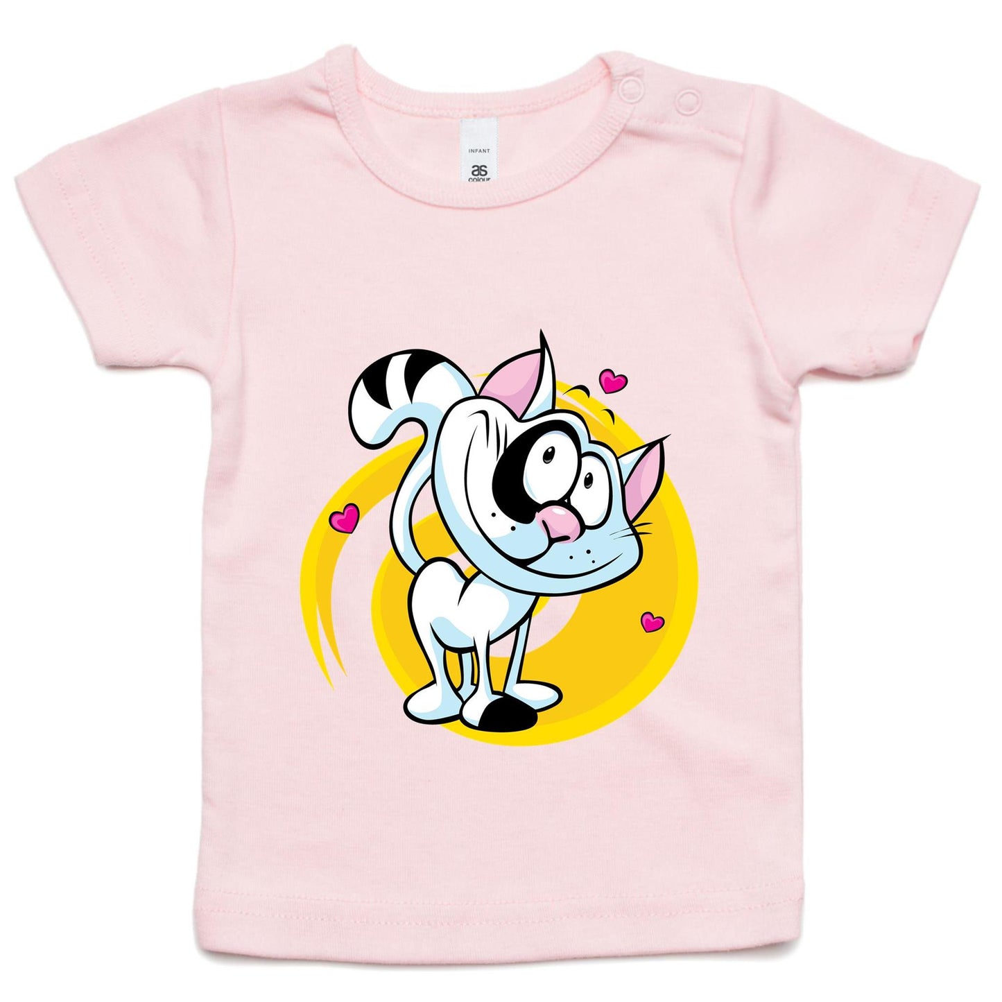 Cute Pussy Cat - Infant Wee Tee Shirt Design
