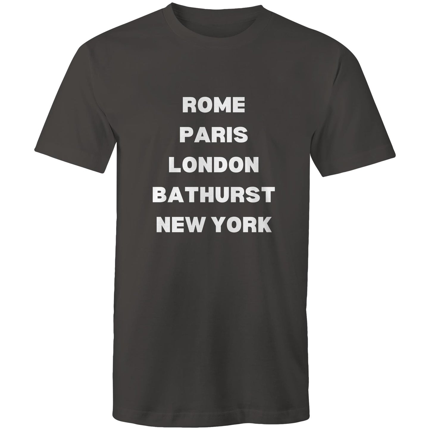 Rome, Paris, London, Bathurst, New York - Mens T-Shirt