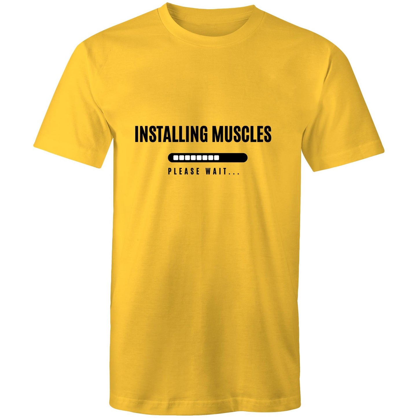Installing Muscles Please Wait - Mens T-Shirt