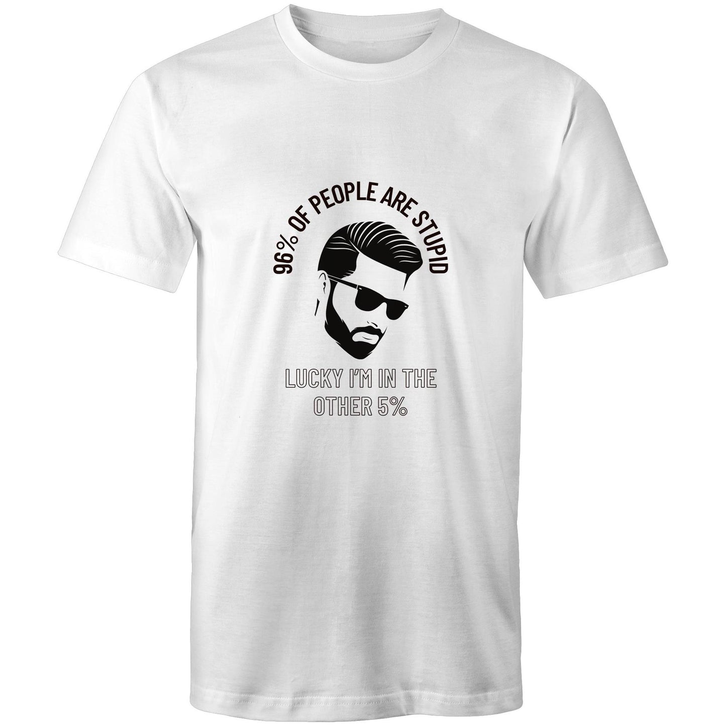 96% Of People are Stupid - Mens T-Shirt