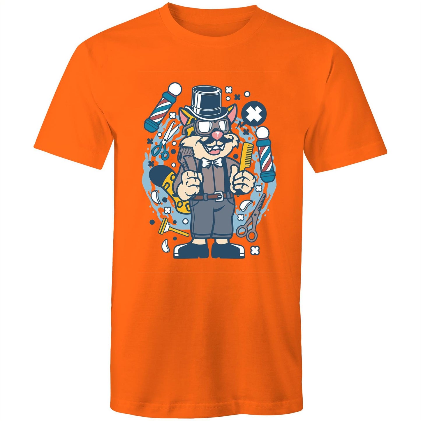 Hipster Barber - Mens T-Shirt