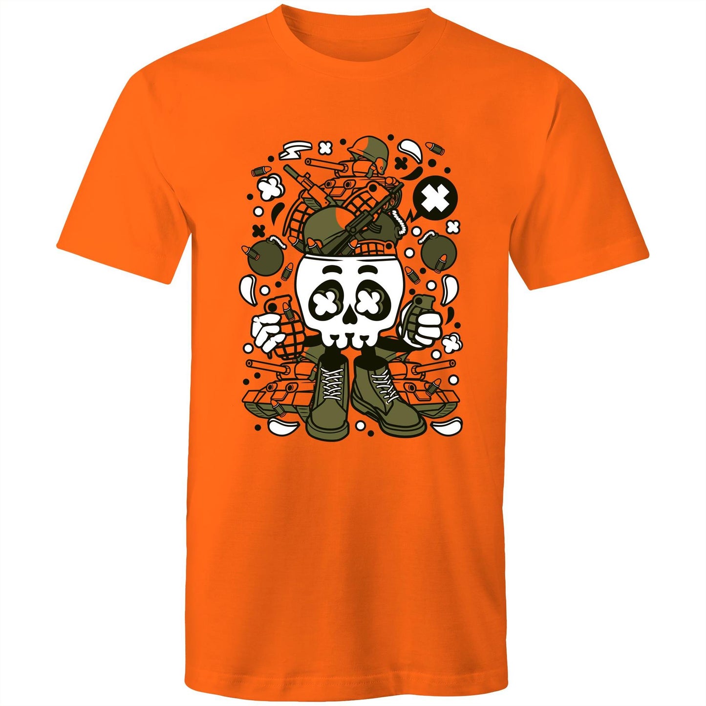 Army Skull Head - Mens T-Shirt