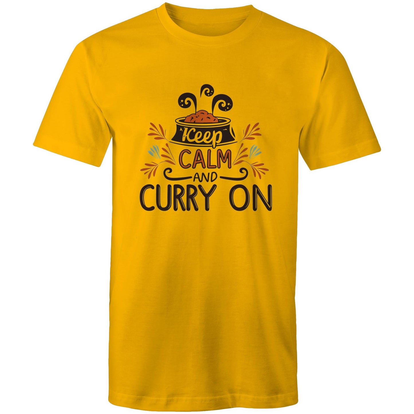 Keep Calm and Curry On - Mens T-Shirt