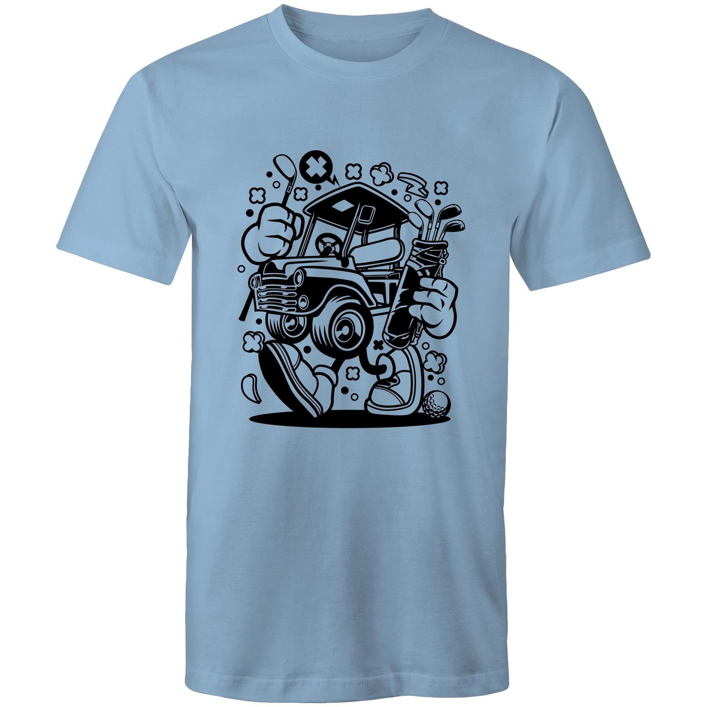 Walking Golf Buggy - Mens T-Shirt