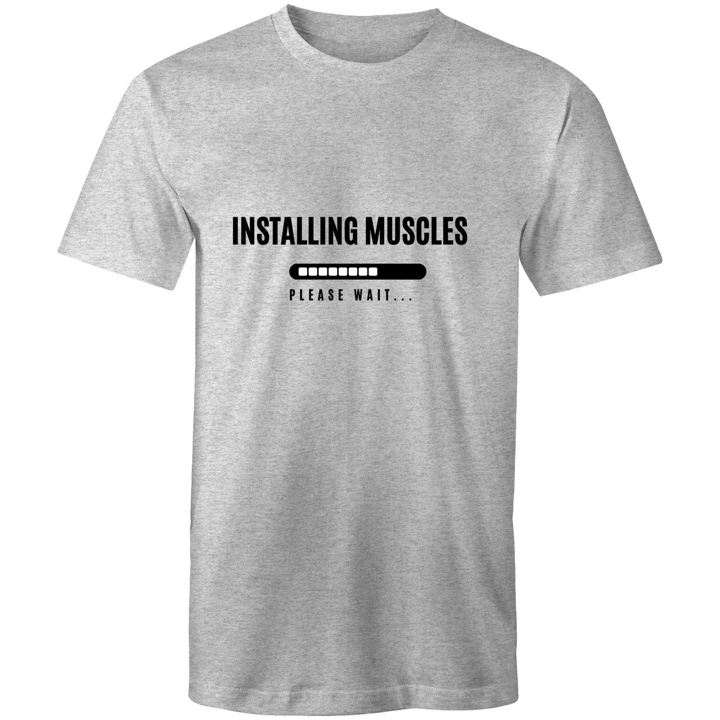 Installing Muscles Please Wait - Mens T-Shirt