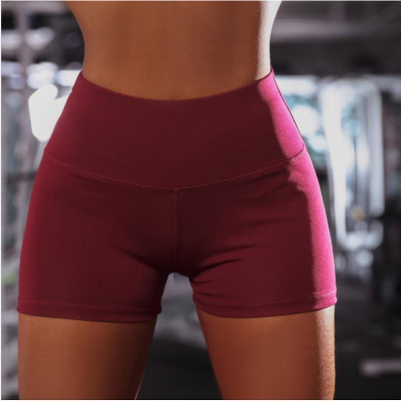 Fitness Yoga Shorts For Women Outdoor Jogging & Hiking Trunks- Large - Black