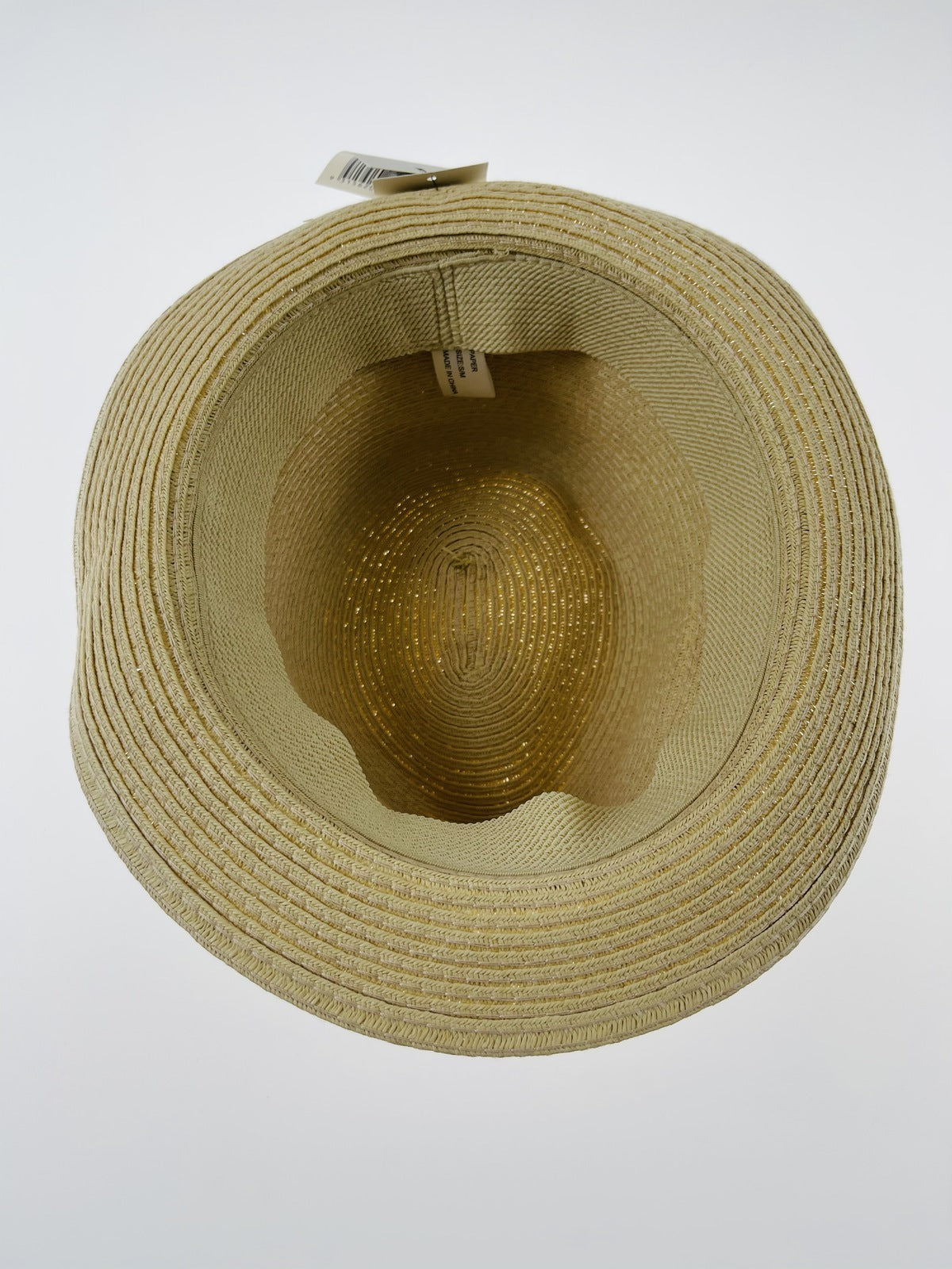 Dents Mens Straw Hat Toyo Trilby Fedora Summer Sun Stingy Brim - Natural/Brown - S/M