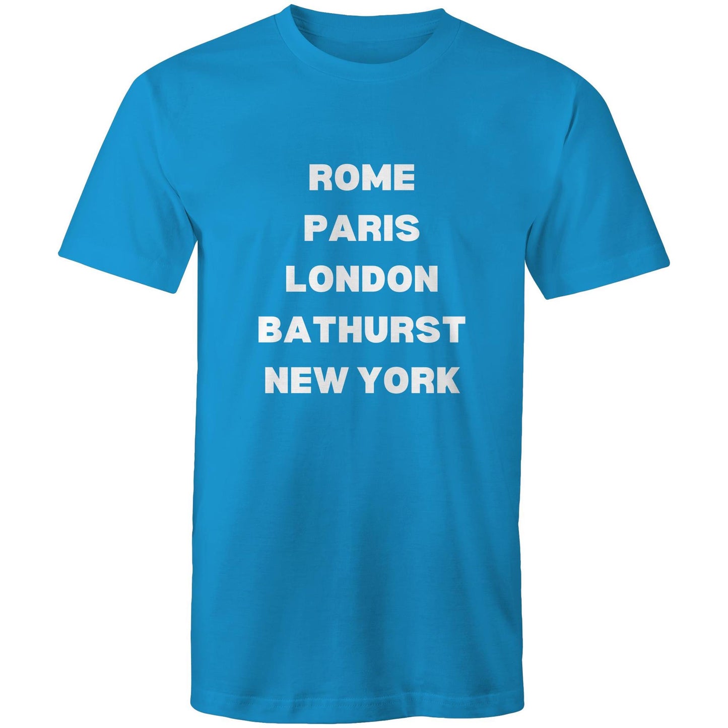 Rome, Paris, London, Bathurst, New York - Mens T-Shirt