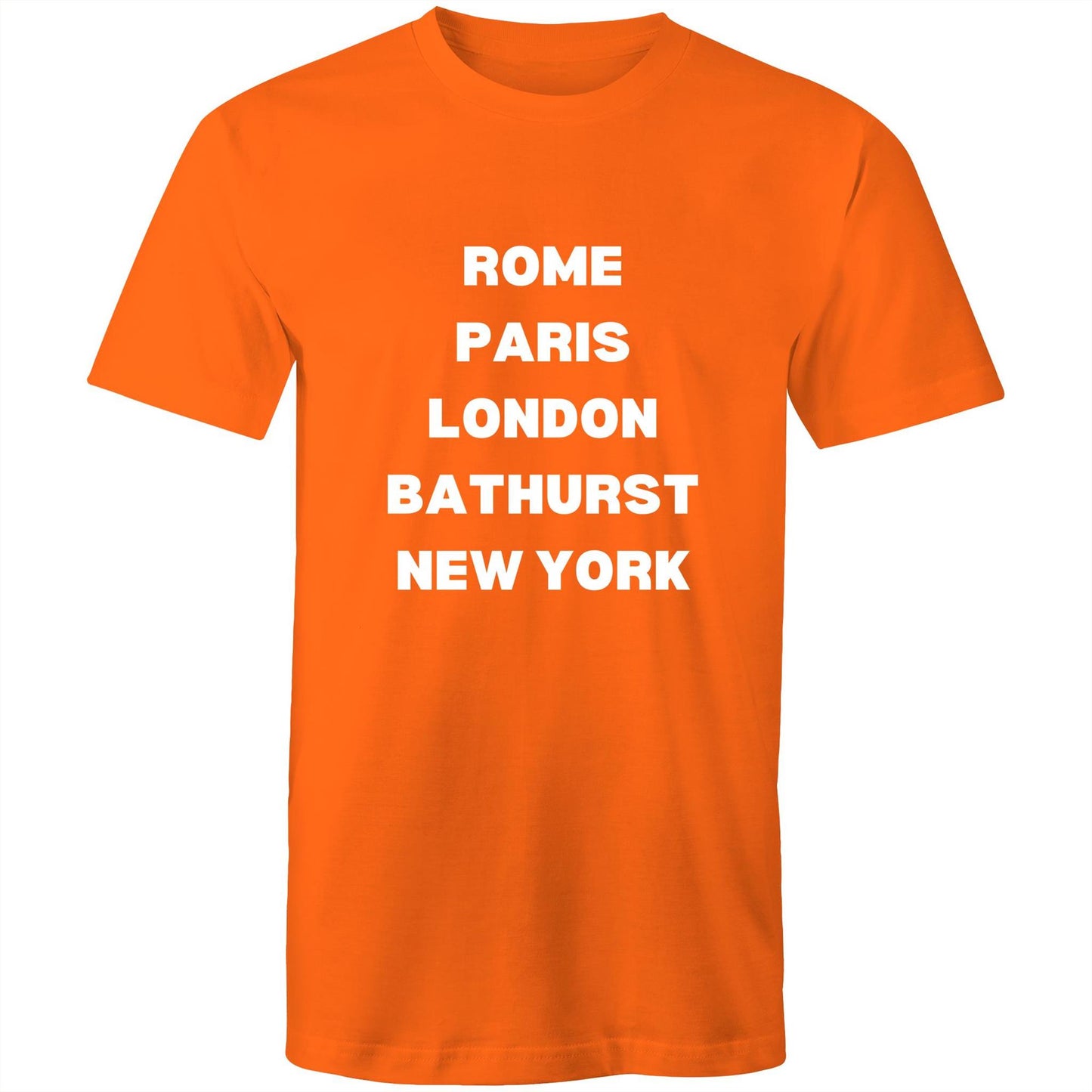 Rome, Paris, London, Bathurst, New York - Mens T-Shirt