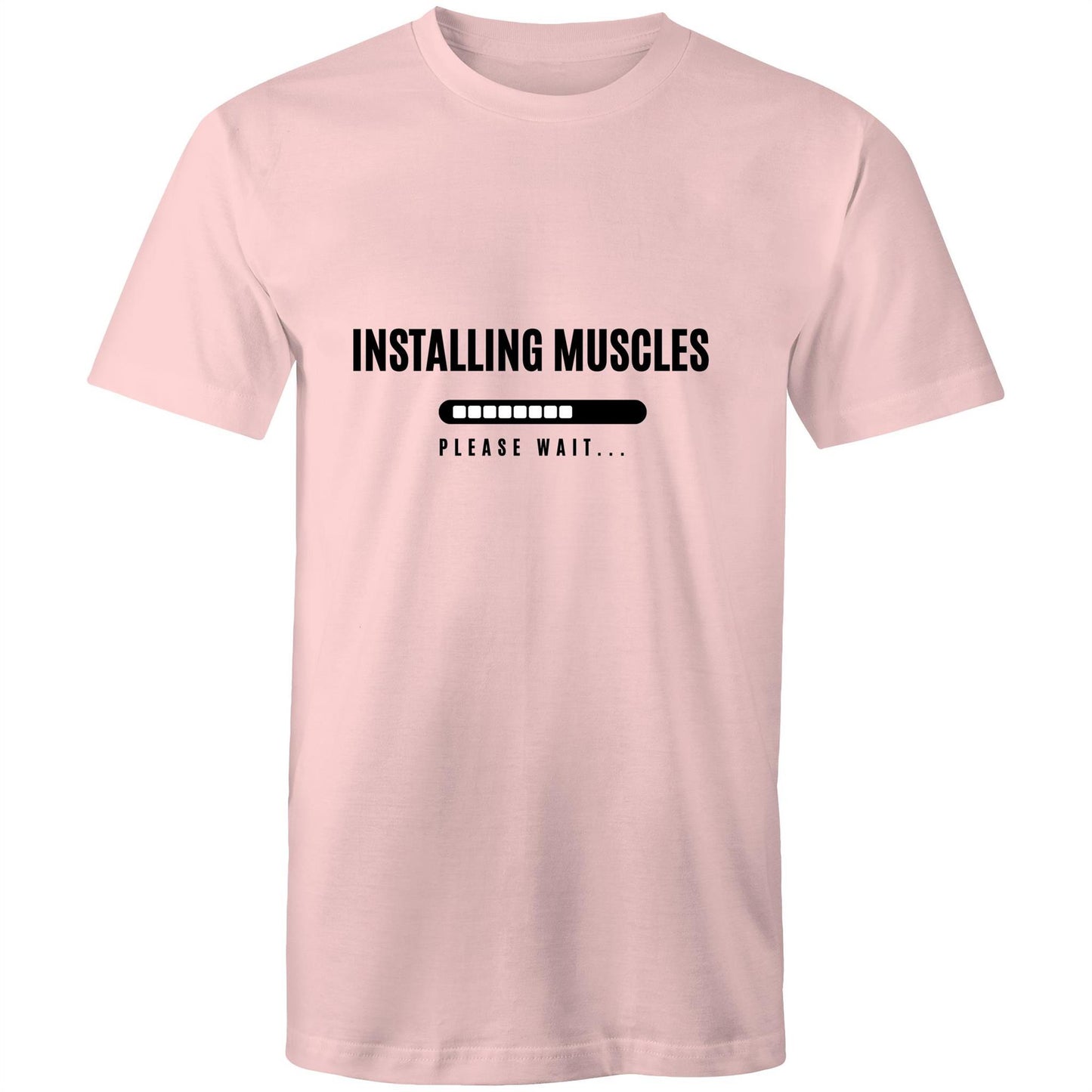 Installing Muscles Please Wait - Mens T-Shirt