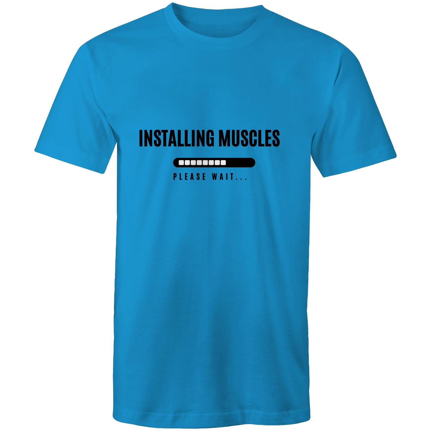 Installing Muscles Please Wait - Mens T-Shirt