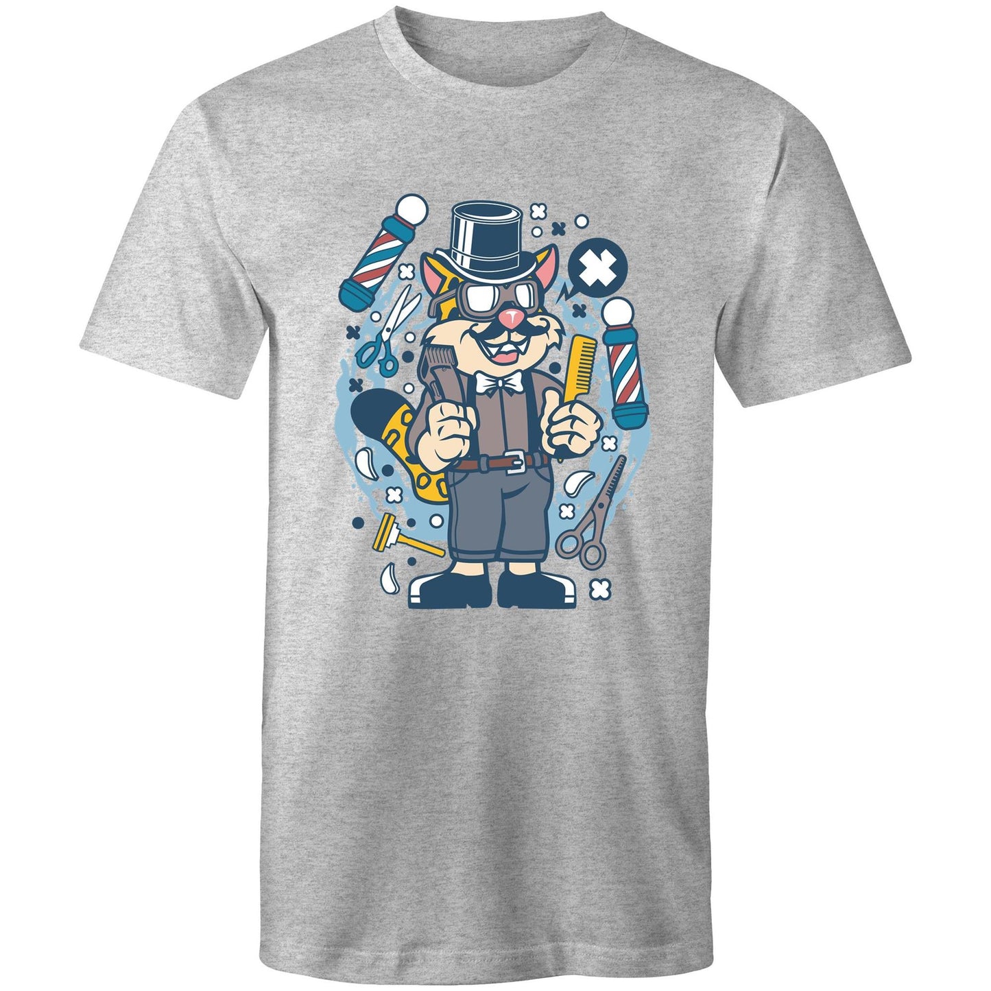 Hipster Barber - Mens T-Shirt