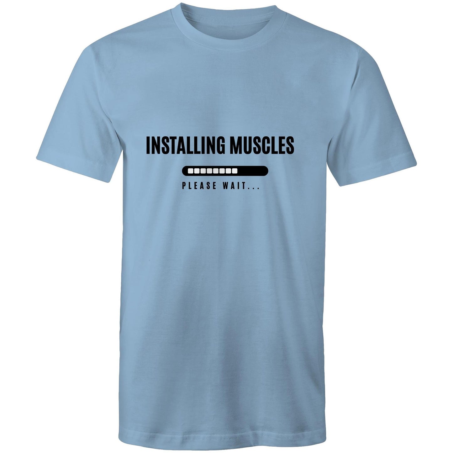 Installing Muscles Please Wait - Mens T-Shirt