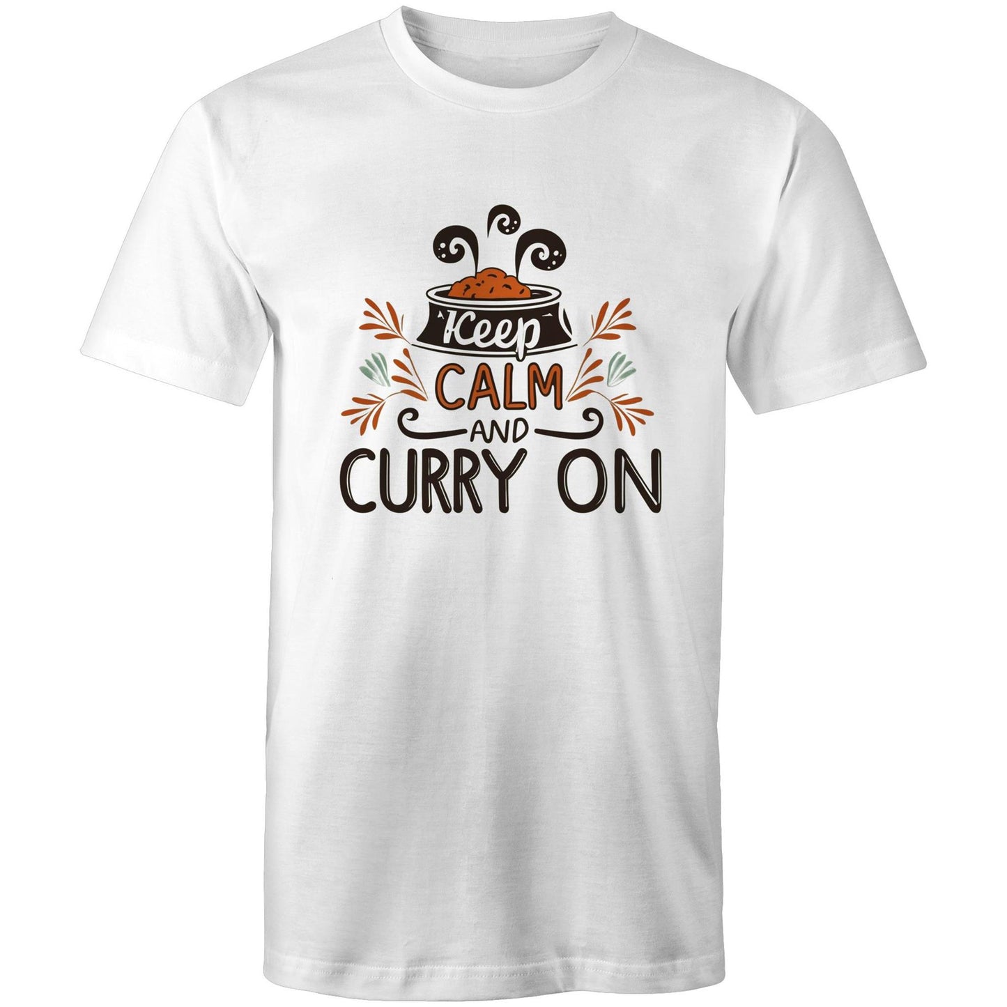 Keep Calm and Curry On - Mens T-Shirt