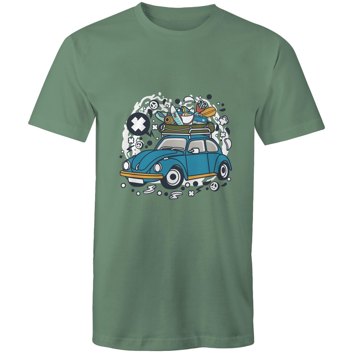 Going Fishing in Style - Mens T-Shirt