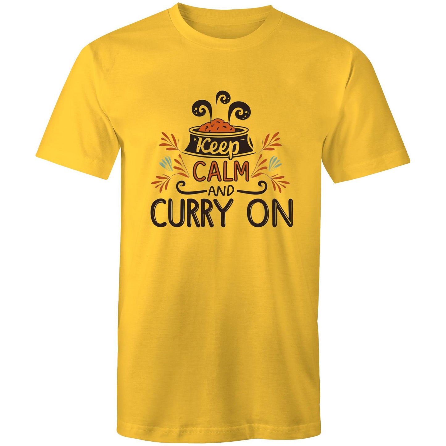 Keep Calm and Curry On - Mens T-Shirt