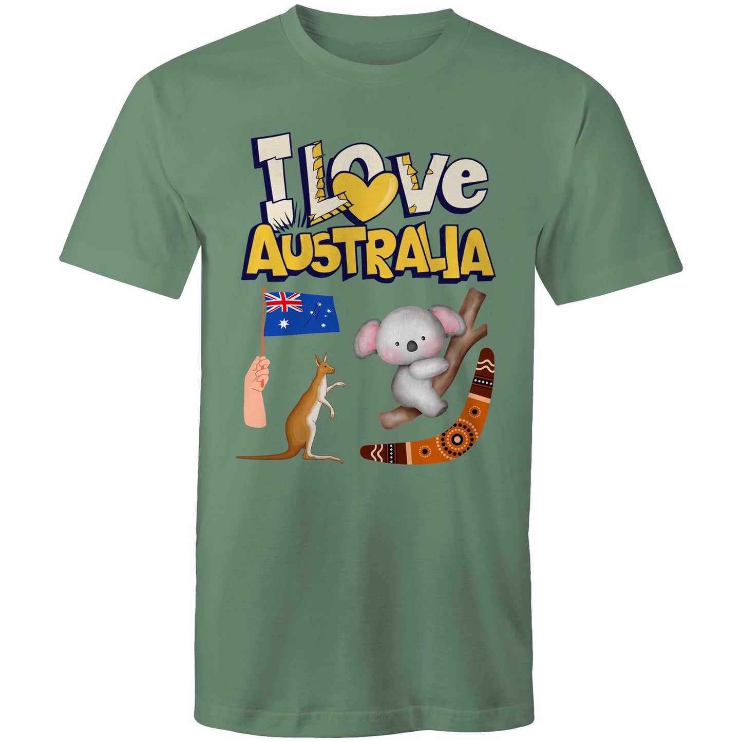 I Love Australia- Unisex T-Shirt