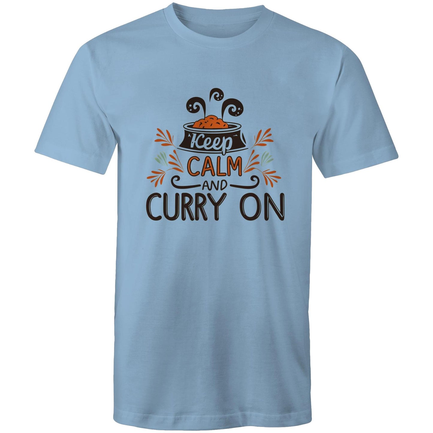 Keep Calm and Curry On - Mens T-Shirt