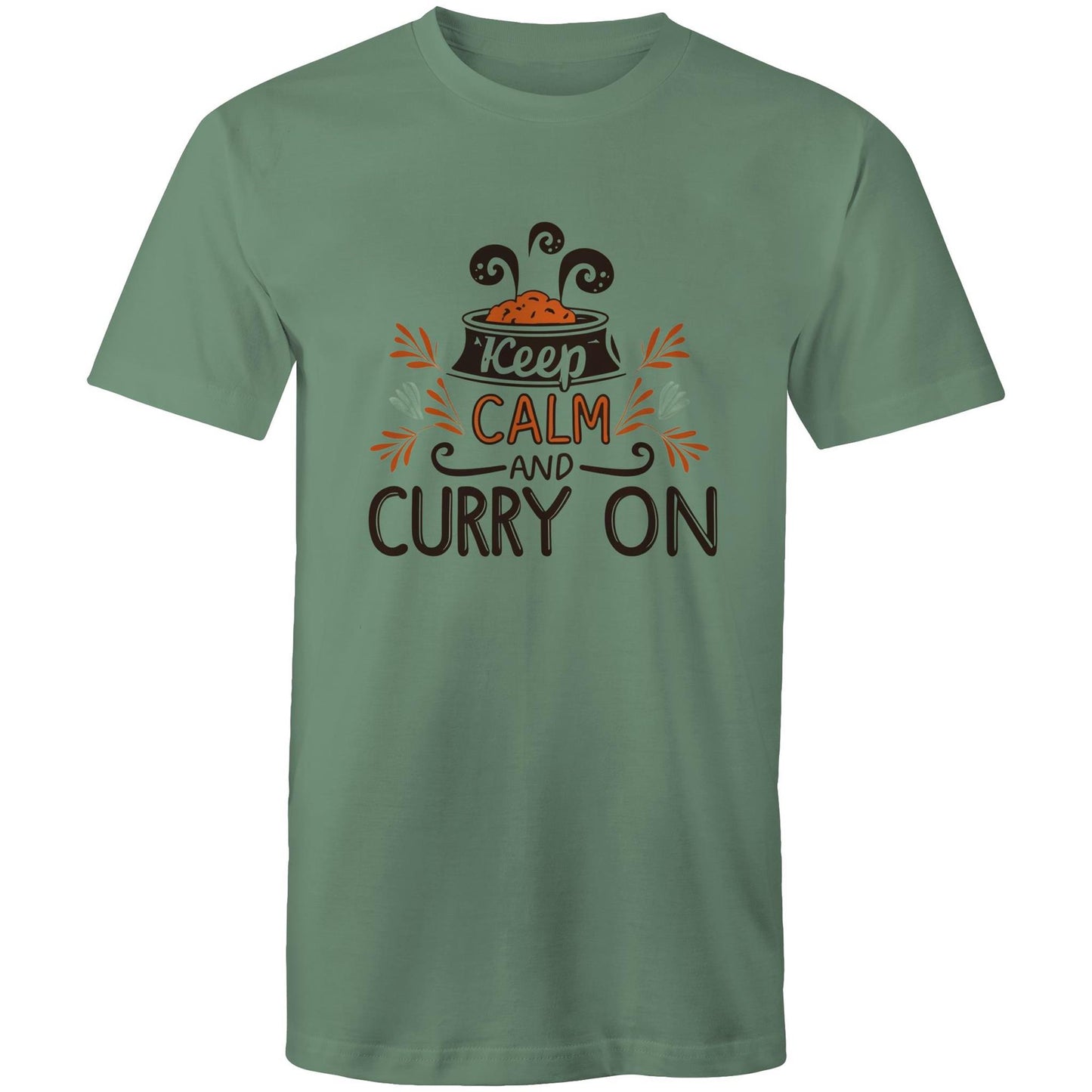 Keep Calm and Curry On - Mens T-Shirt