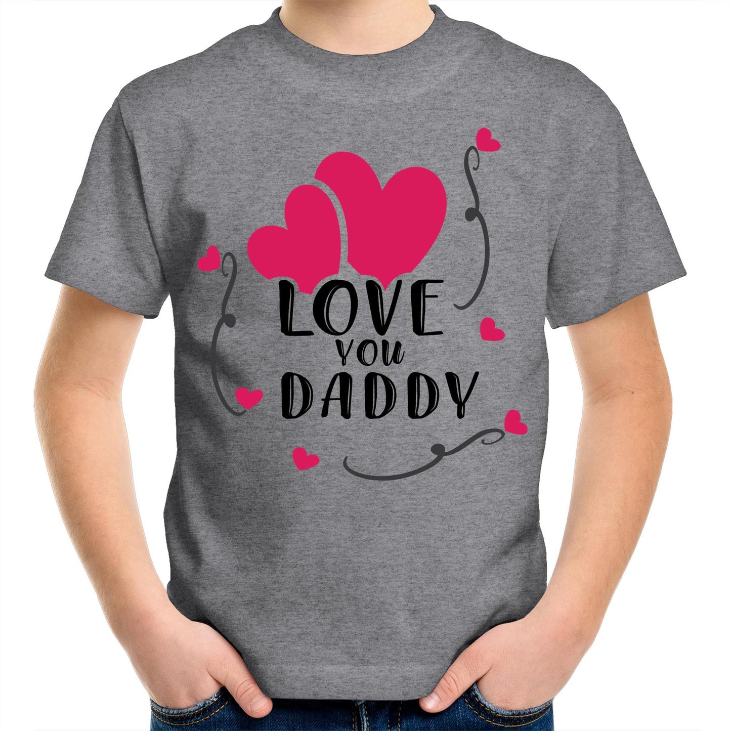 I Love You Daddy Kids  T-Shirt