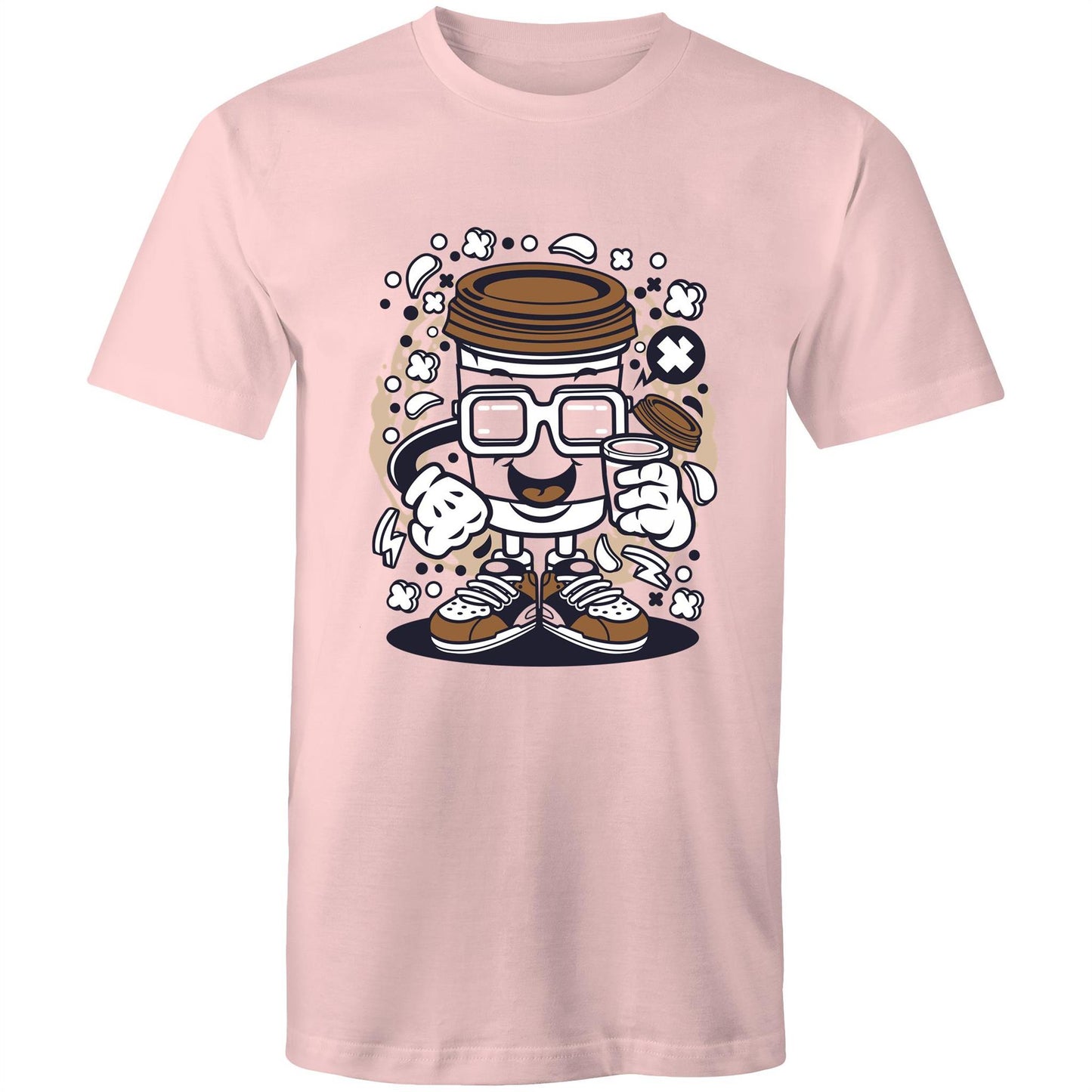 Coffee Head Comic T-Shirt