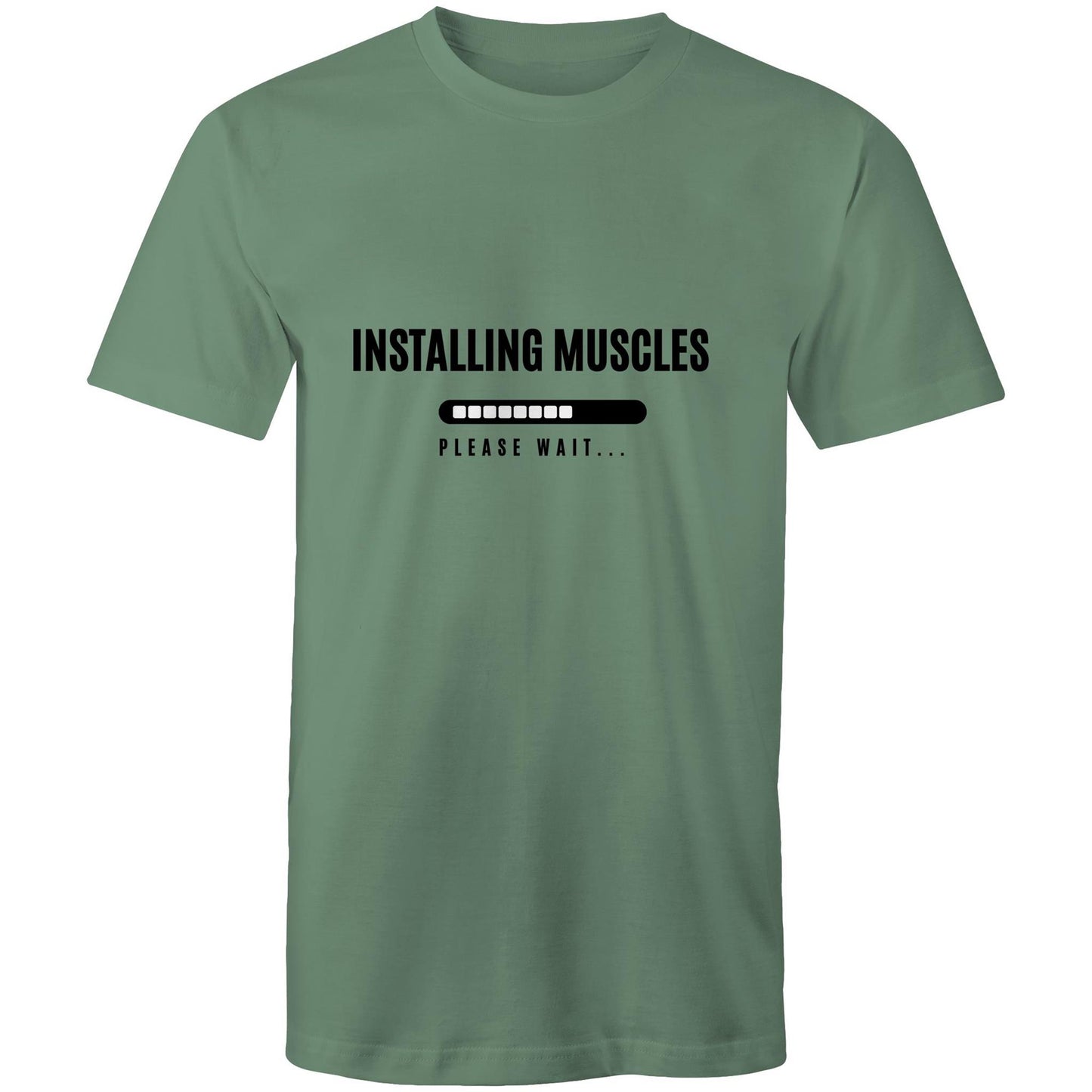 Installing Muscles Please Wait - Mens T-Shirt