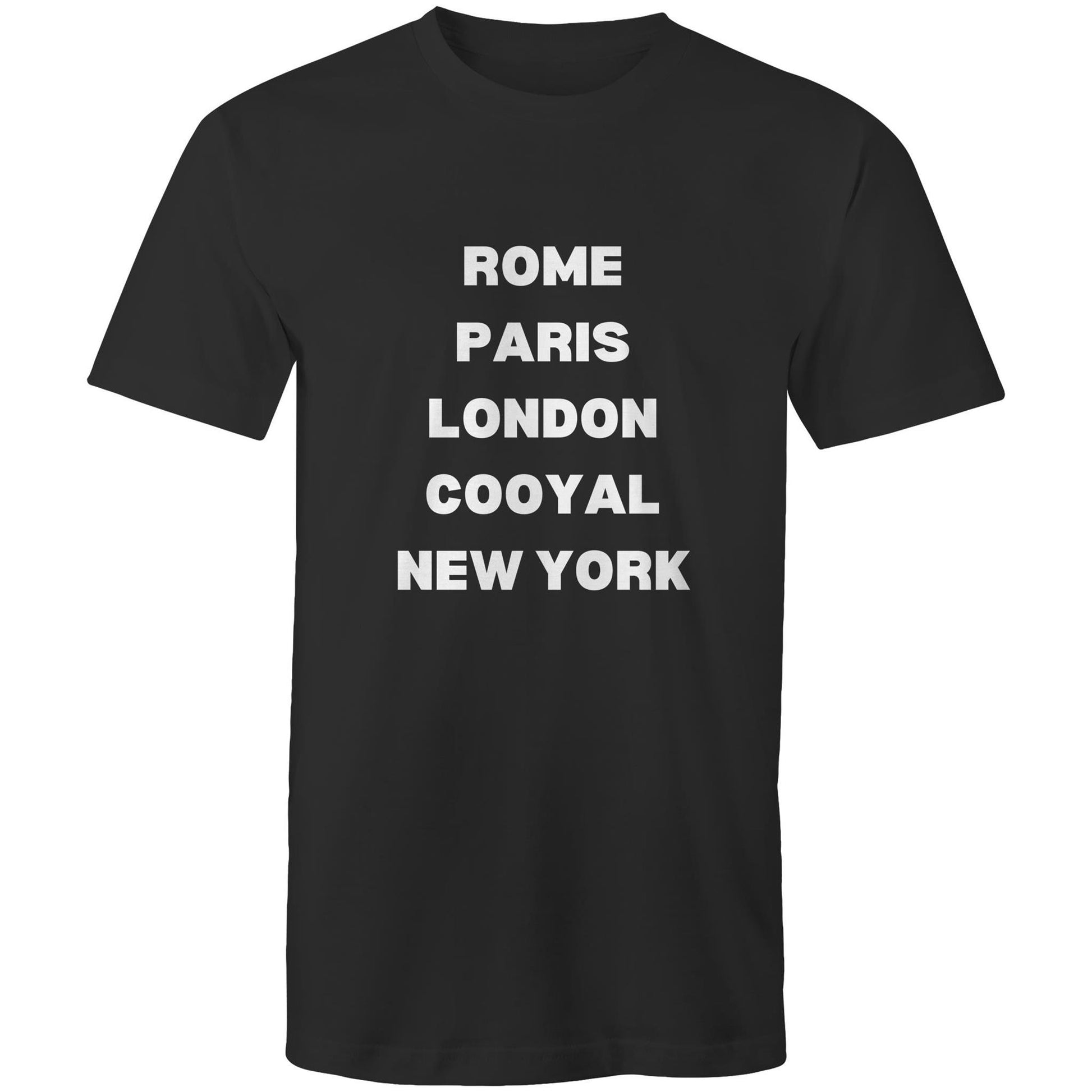Rome, Paris, London, Cooyal, New York T Shirt