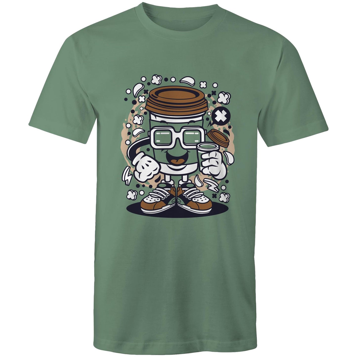 Coffee Head Comic T-Shirt