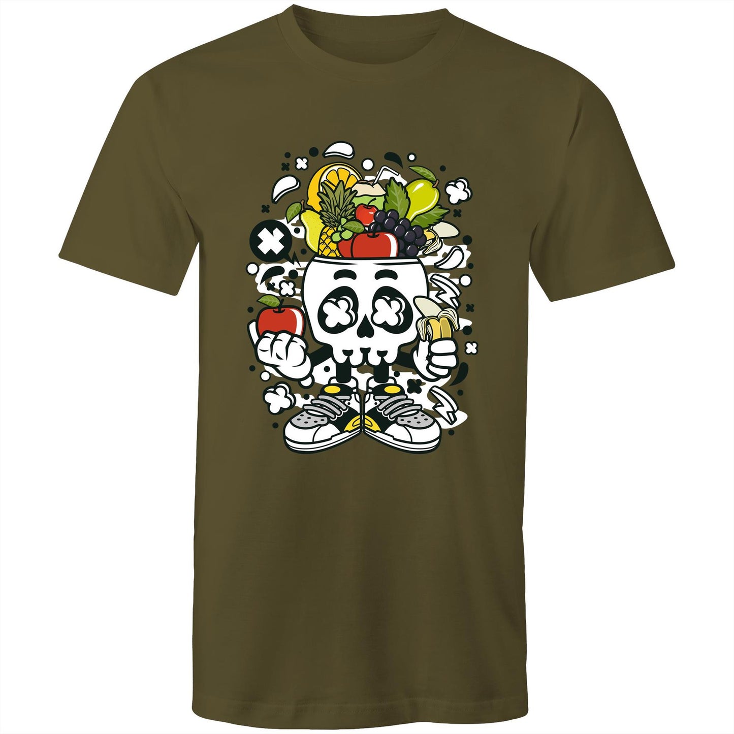 Fruit Skull - Mens T-Shirt