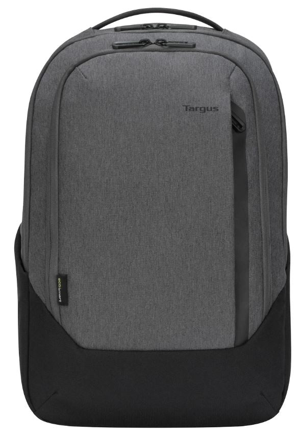 TARGUS 15.6' Cypress EcoSmart Large Backpack Laptop Notebook Tablet - Up to 15.6', Made with 26 Recycled Water Bottles - Grey 20L