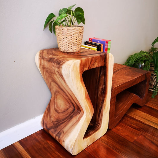 Hand carved coffee table