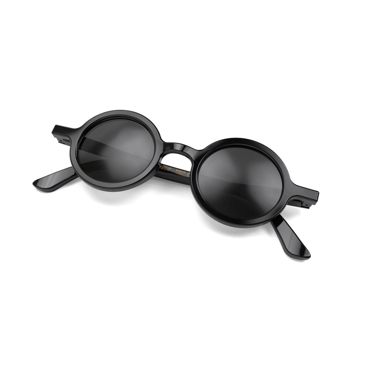 London Mole Moley Sunglasses Gloss Black / Black