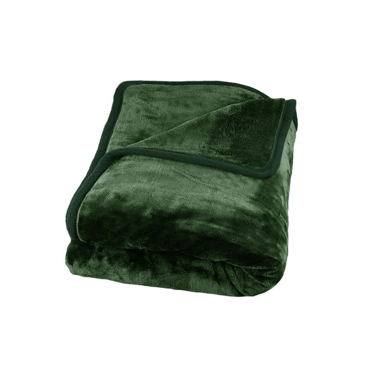 J Elliot Home 800GSM Luxury Winter Thick Mink Blanket Sea Kelp Queen