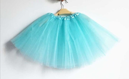 New Adults Tulle Tutu Skirt Dressup Party Costume Ballet Womens Girls Dance Wear, Aqua, Adults