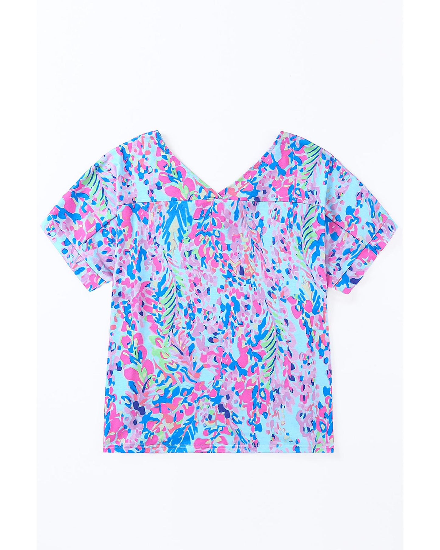 Azura Exchange Floral Print Oversized T-Shirt - M