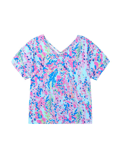 Azura Exchange Floral Print Oversized T-Shirt - S