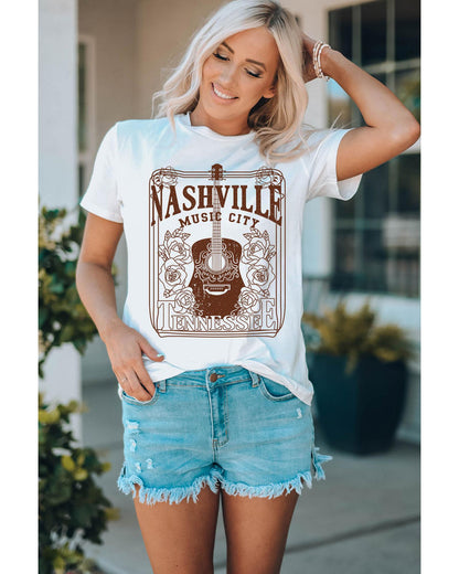 Azura Exchange Nashville Music City Graphic Tee - 2XL