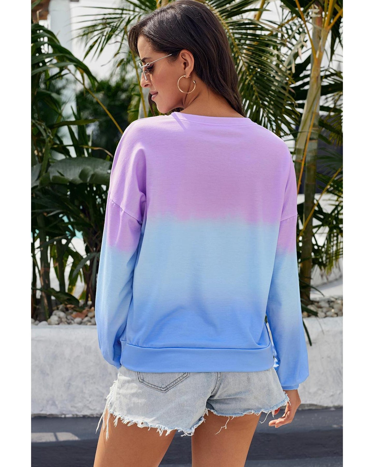 Azura Exchange Tie Dye Pullover Sweatshirt - M