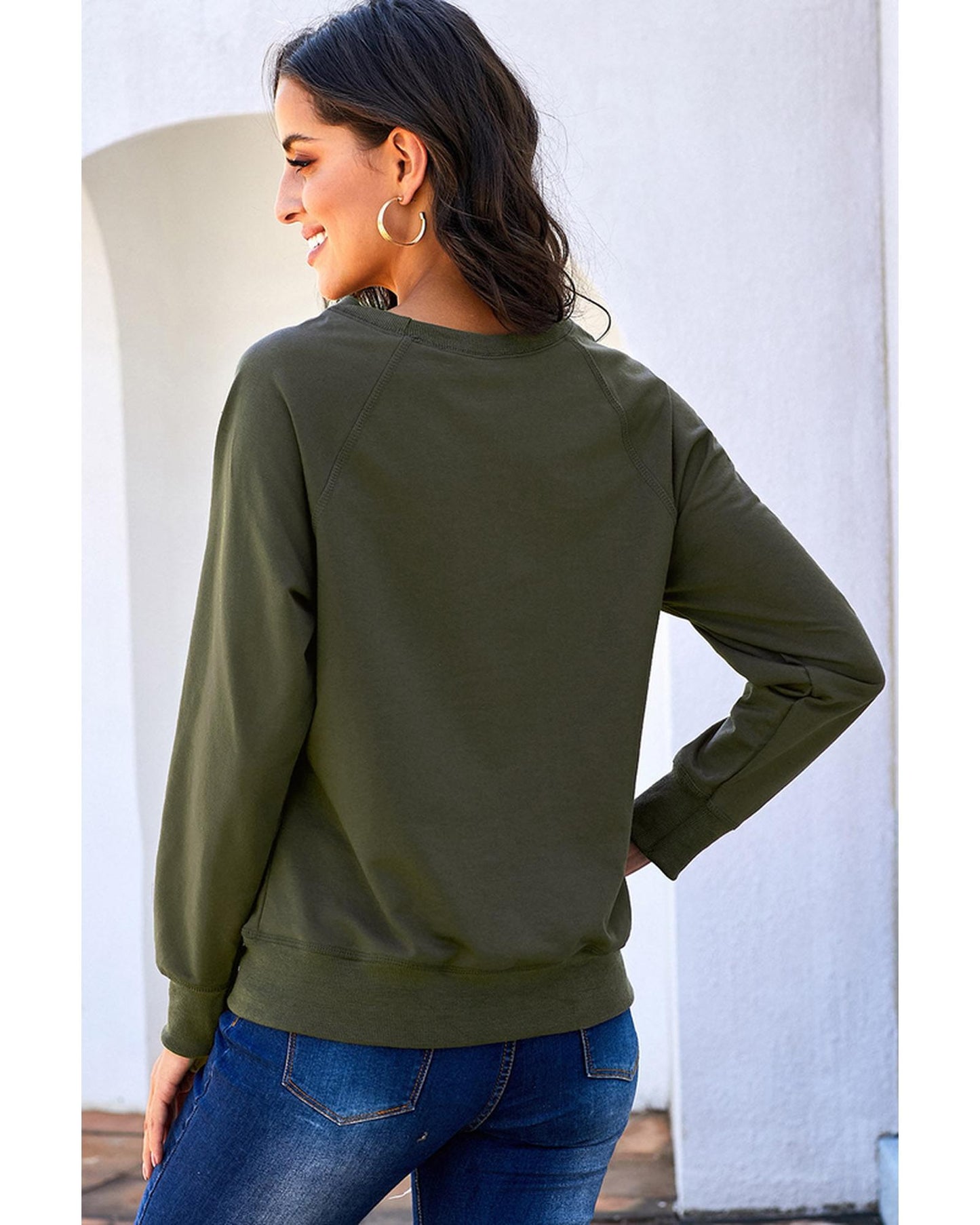 Azura Exchange Cotton Blend Pullover Sweatshirt - M