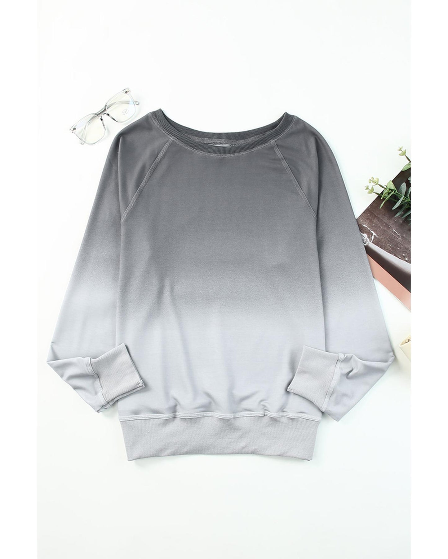 Azura Exchange Ombre Crewneck Long Sleeve Sweatshirt - 2XL