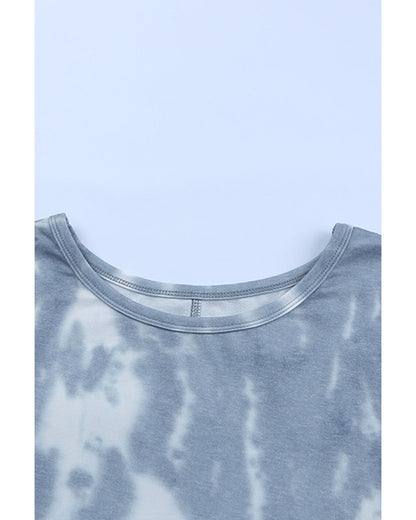 Azura Exchange Bishop Sleeve Tie Dye Sweatshirt - M