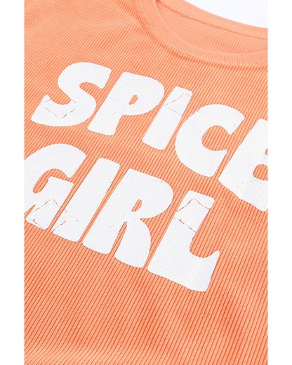 Azura Exchange Corded Spicy Girl Graphic Sweatshirt - S