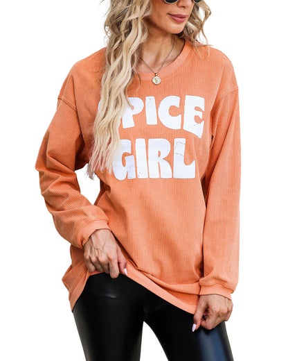 Azura Exchange Corded Spicy Girl Graphic Sweatshirt - XL