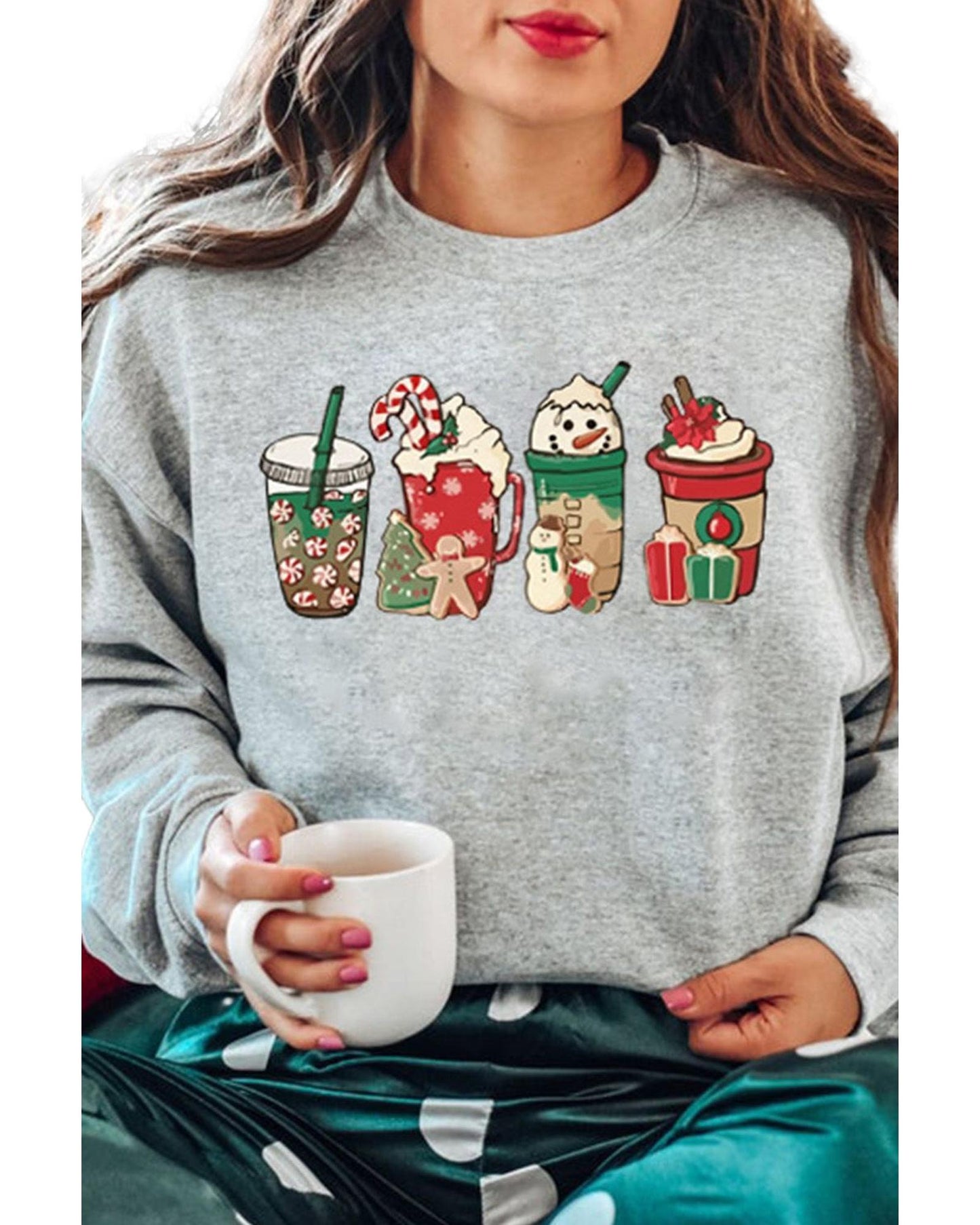 Azura Exchange Christmas Graphic Sweatshirt - 2XL