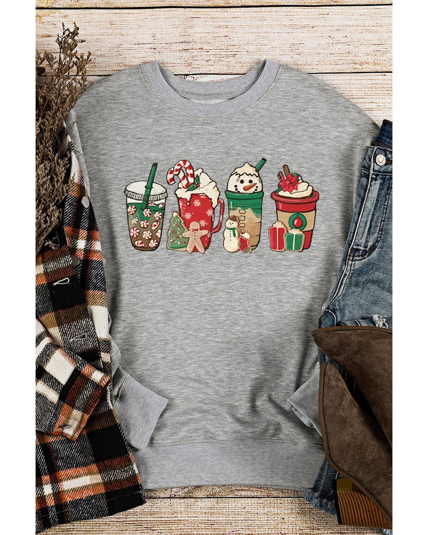 Azura Exchange Christmas Graphic Sweatshirt - 2XL