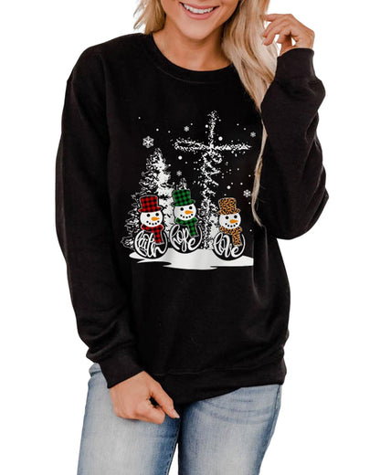 Azura Exchange Graphic Print Pullover Sweatshirt - L