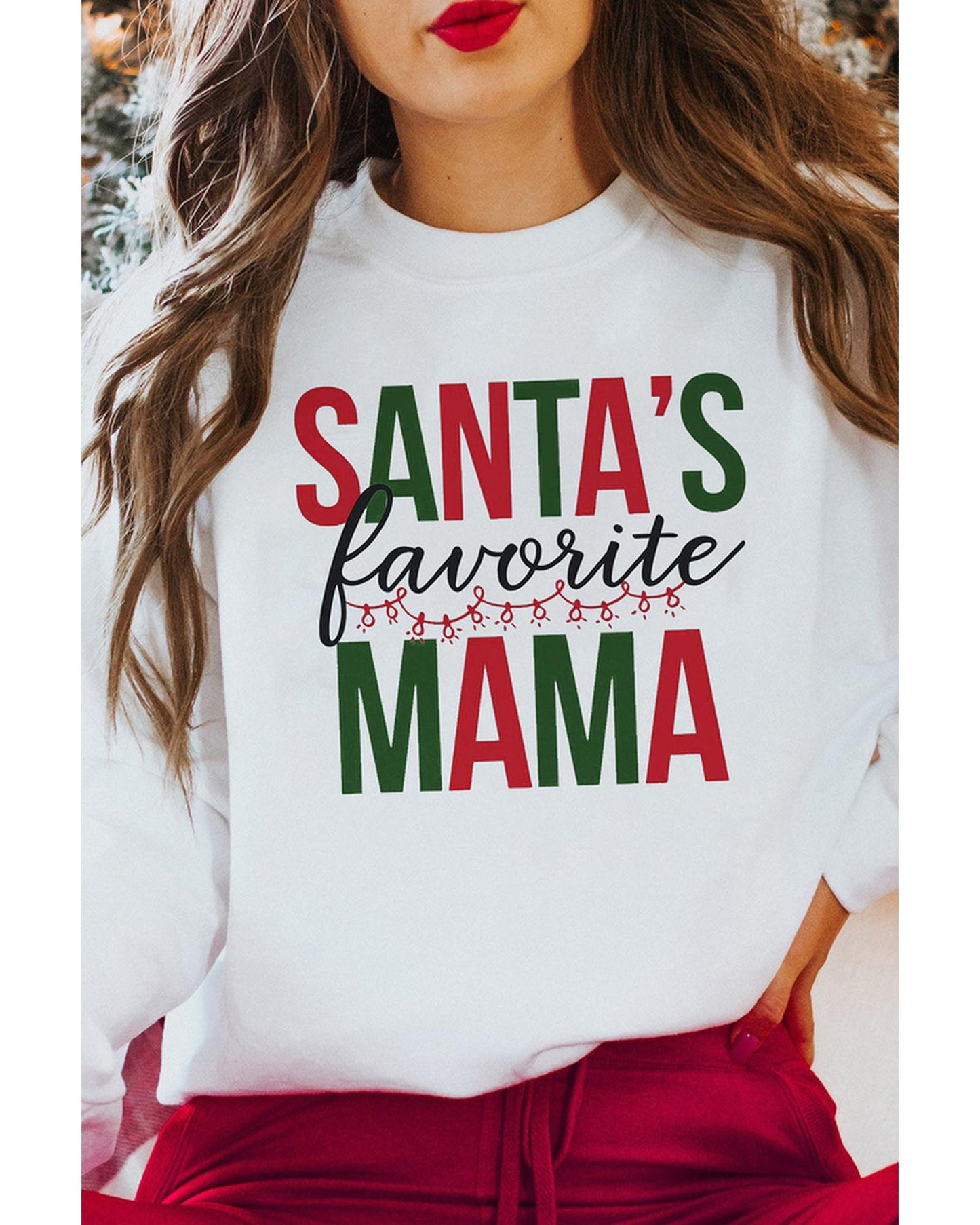 Azura Exchange Favorite Mama Long Sleeve Sweatshirt - 2XL