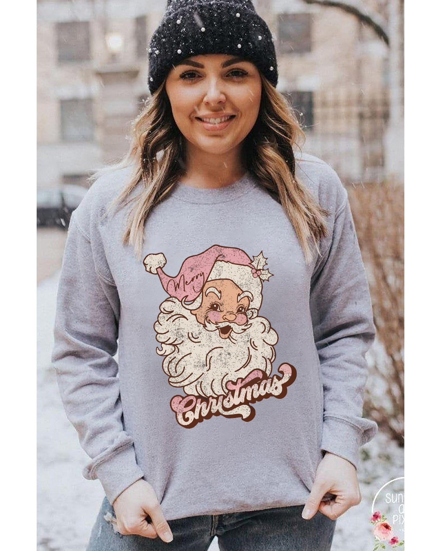 Azura Exchange Santa Clause Graphic Sweatshirt - 2XL