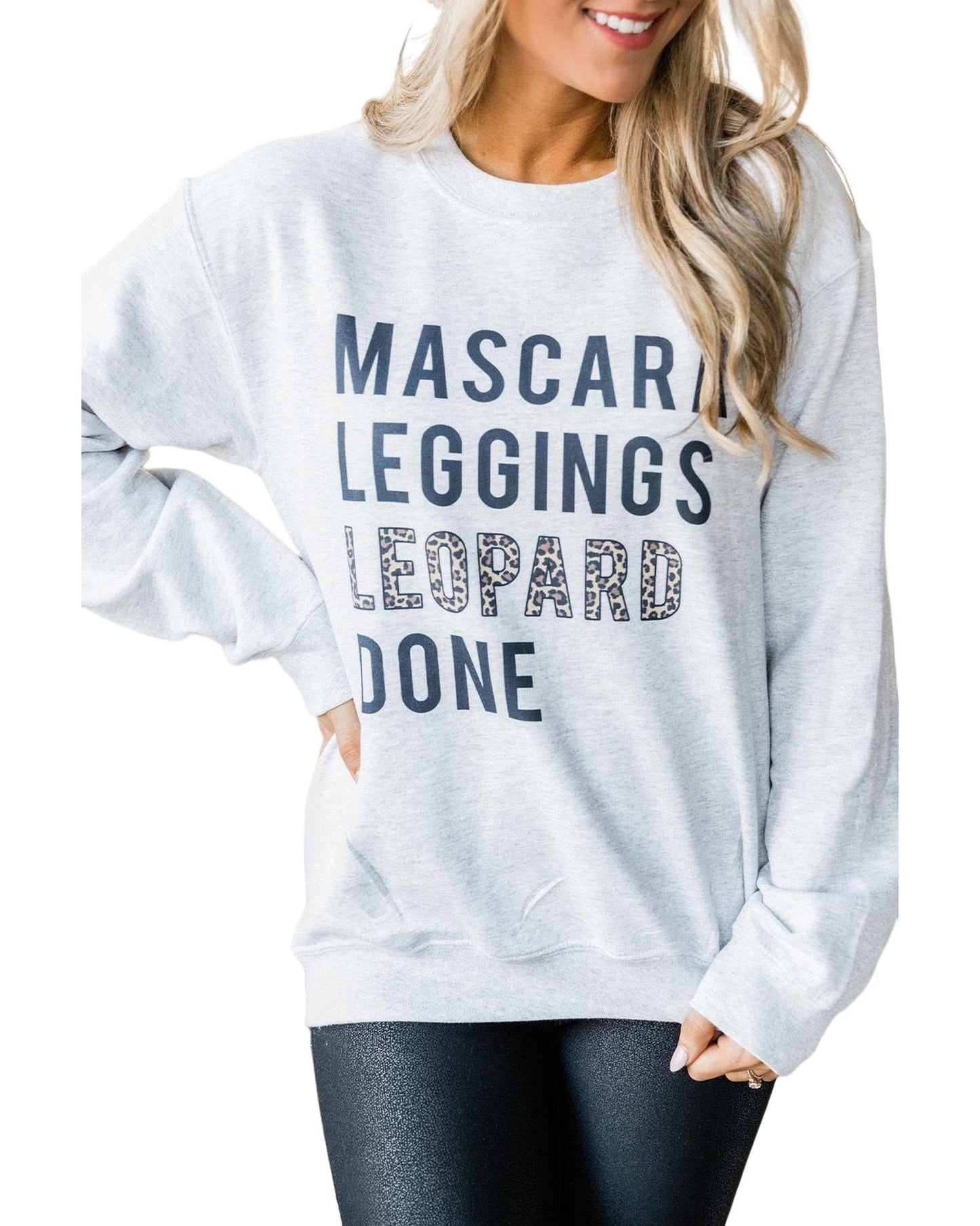 Azura Exchange Graphic Letters Sweatshirt - M