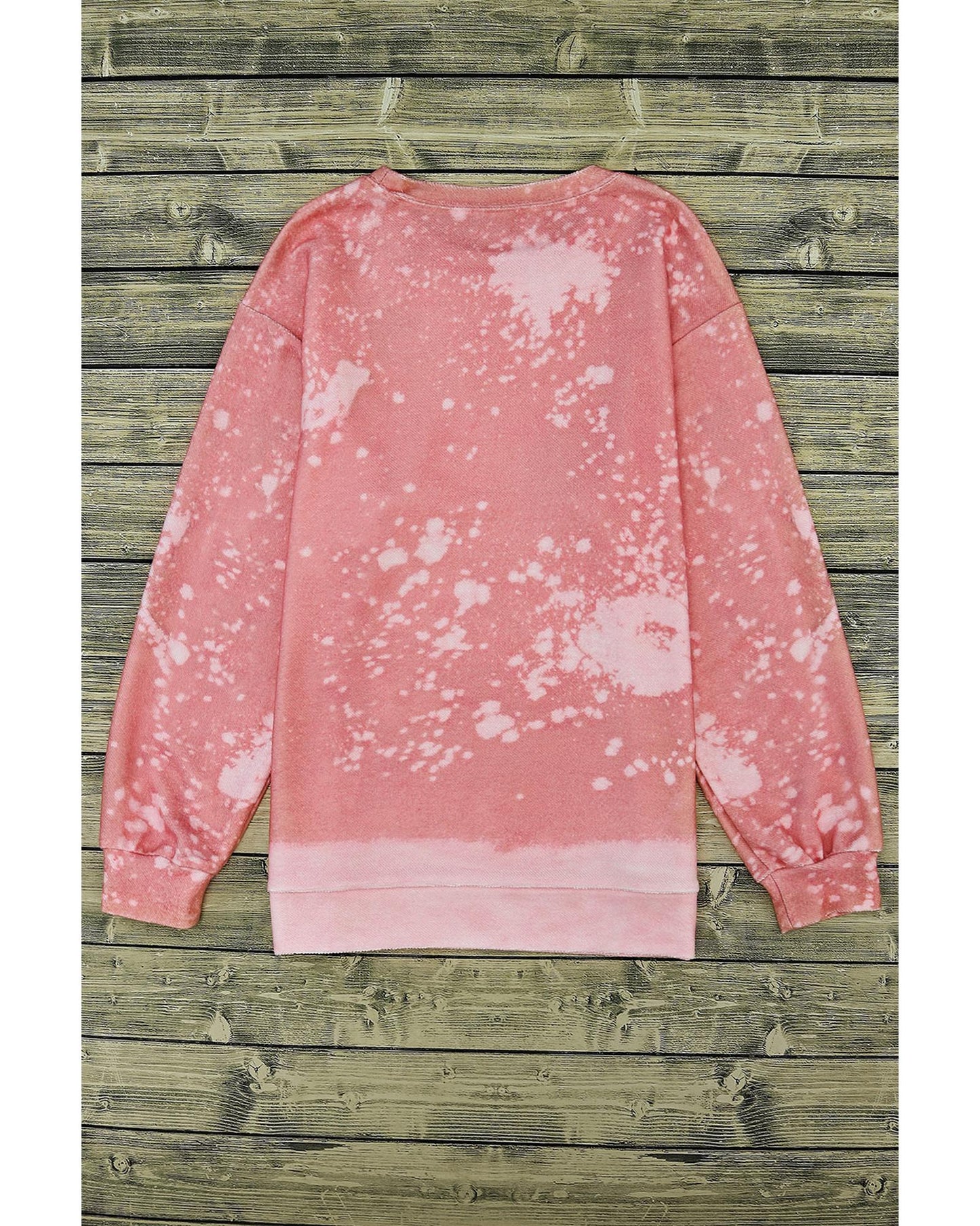 Azura Exchange Bleached Round Neck Pullover Sweatshirt - XL